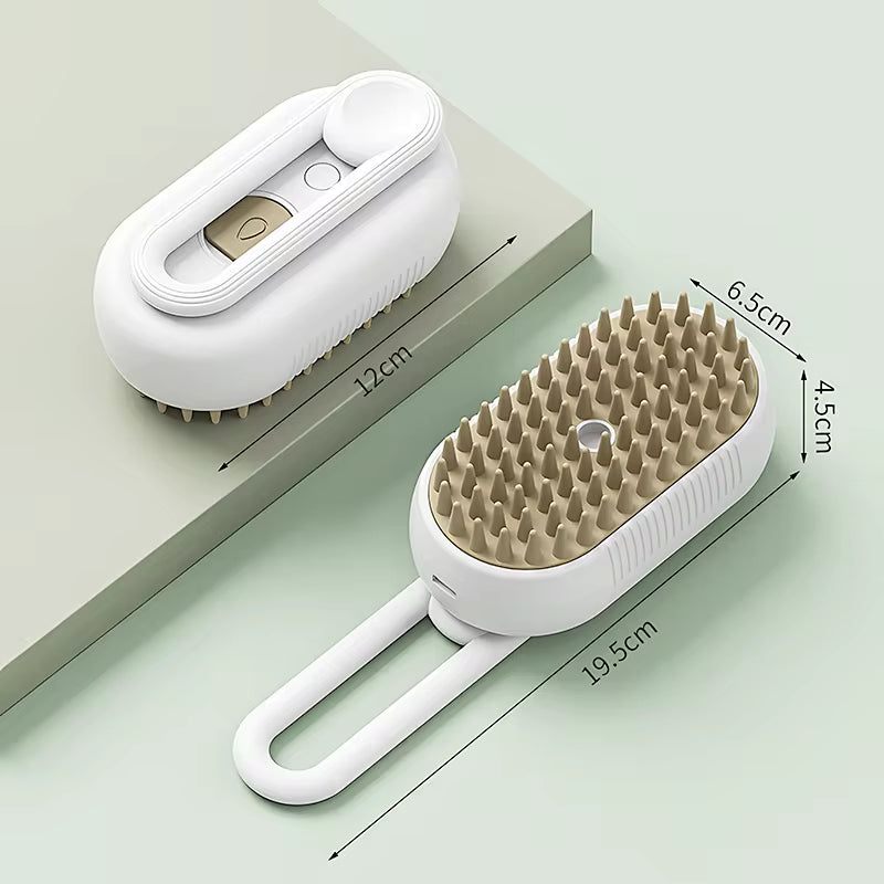 Pet Steam Brush Cat Dog Cleaning Steamy Spray Massage Beauty Comb,
 Steamy Pet Grooming Brush,
 Pet Cleaning Steam Comb,
 Steam Massage Comb for Dogs and Cats.