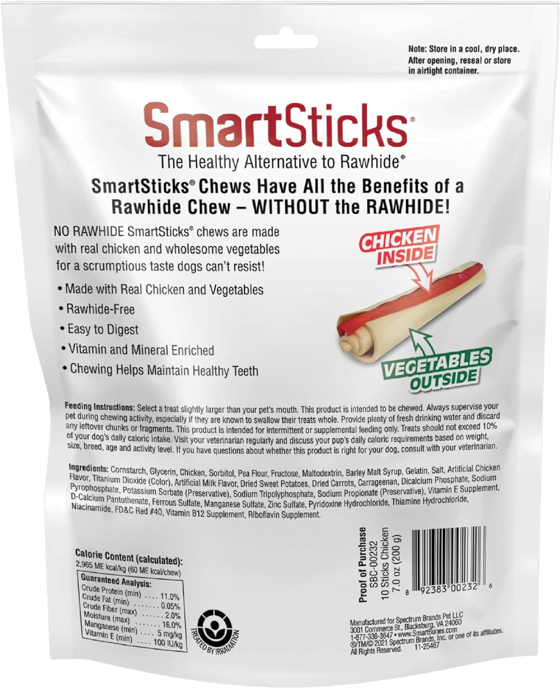 Smart Bones, Treat Your Dog to a Rawhide-Free Chew Made with Real Chicken and Vegetables",
 Rawhide-Free Dog Chews,
 Healthy Dog Chews with Vegetables,
 Real Chicken Dog Chews