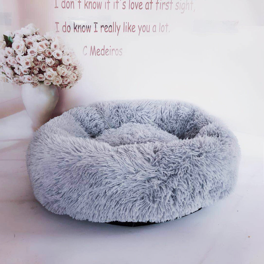 Plush Pet Nest,
 Cozy Plush Pet Bed,
 Plush Pet Nest for Dogs and Cats,
 Soft Pet Nest Bed,