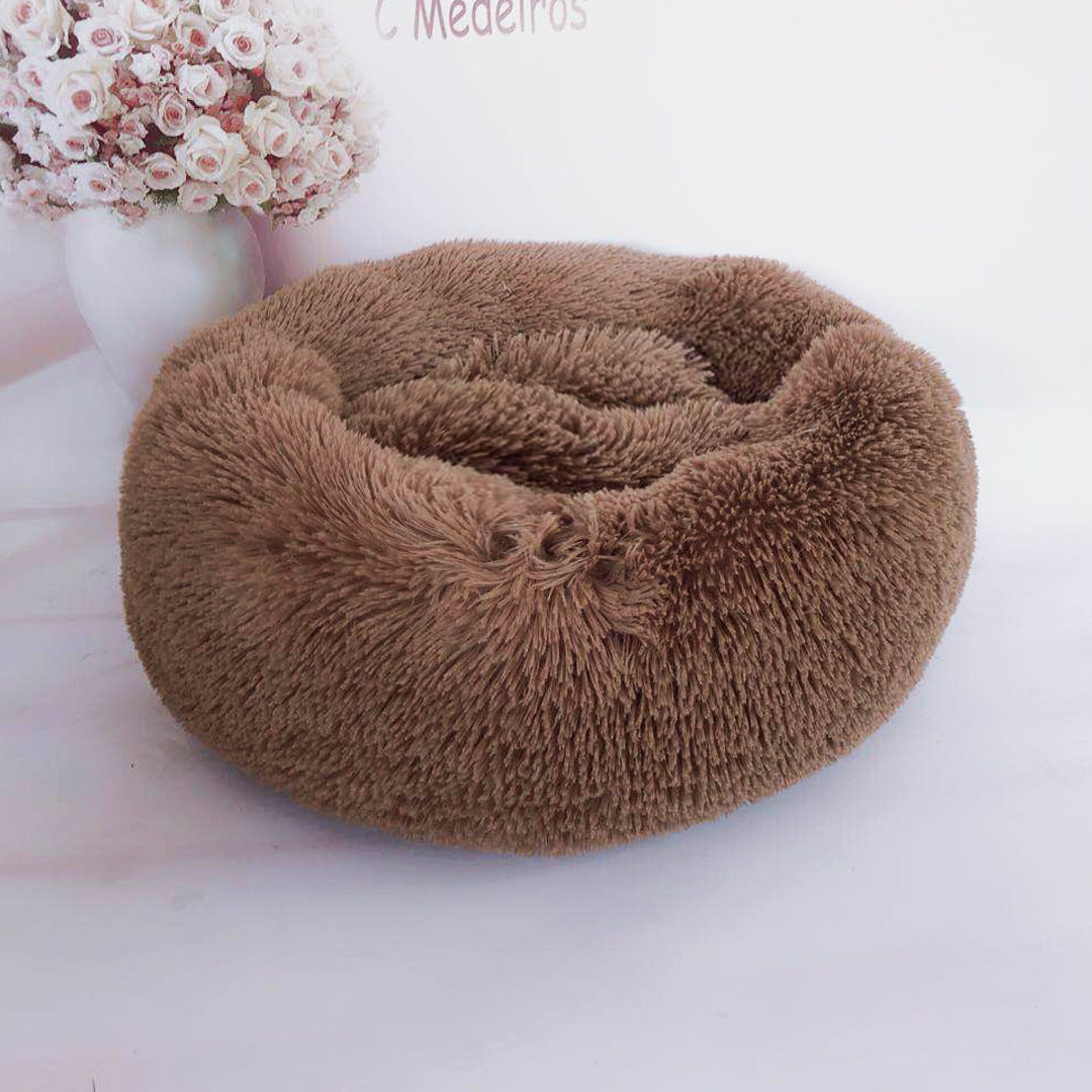 Plush Pet Nest,
 Cozy Plush Pet Bed,
 Plush Pet Nest for Dogs and Cats,
 Soft Pet Nest Bed,