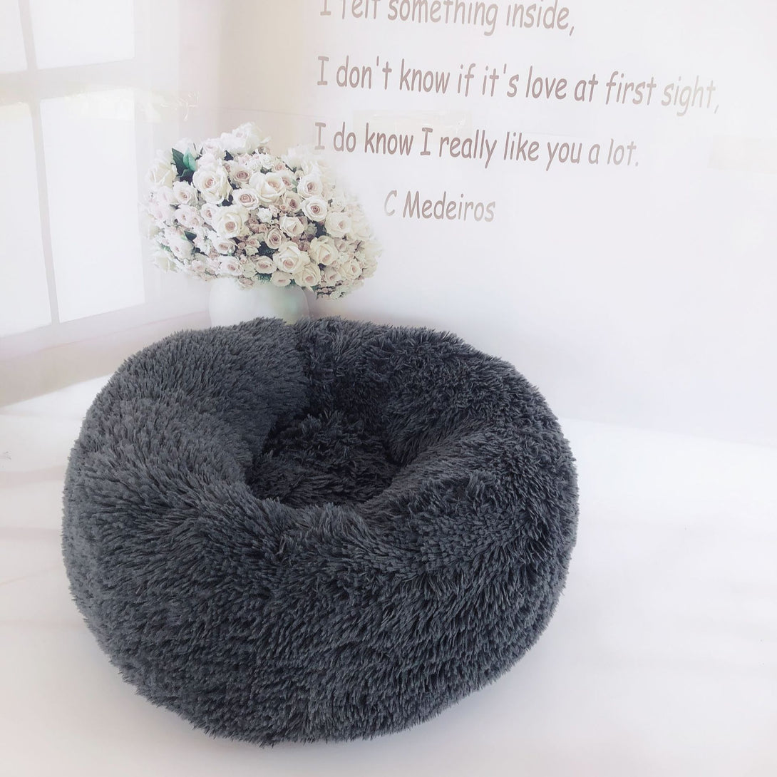 Plush Pet Nest,
 Cozy Plush Pet Bed,
 Plush Pet Nest for Dogs and Cats,
 Soft Pet Nest Bed,