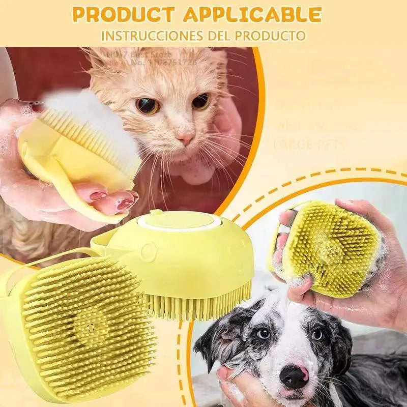 Cateby Luxury Pet Bath Brush Grooming Tool - CatebyPets